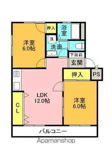 マシコハイツ【305号室】の間取り