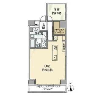 シティコープ浅草橋Ⅲ【6階】の間取り