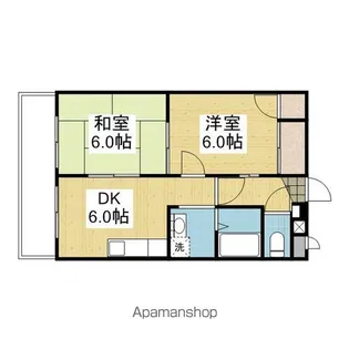 コーポカワモト5【1階】の間取り