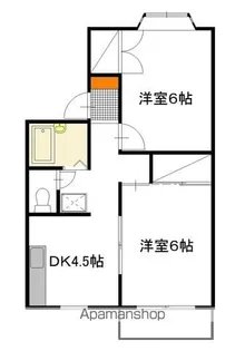 マンハイム笹野 D棟【202号室】の間取り