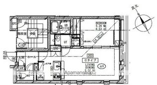 ザハウス祐天寺【2階】の間取り