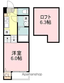 ディアコート【1階】の間取り