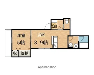 D−ROOM・M【1階】の間取り