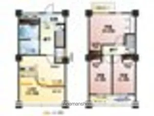 愛知県清須市朝日天王【タウンハウス】の間取り