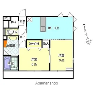 かきの木ガーデン【3階】の間取り