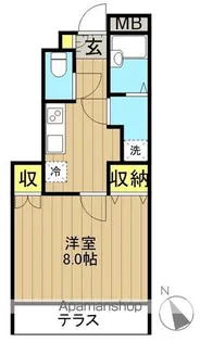 カーサ ミア【1階】の間取り
