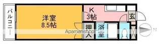 ファーストイン居相【103号室】の間取り