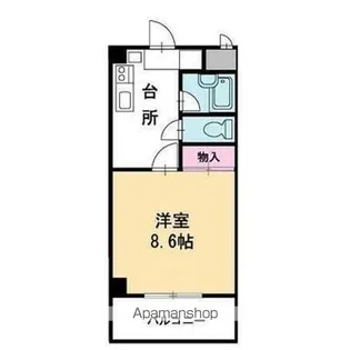 メイプル梨木【3階】の間取り