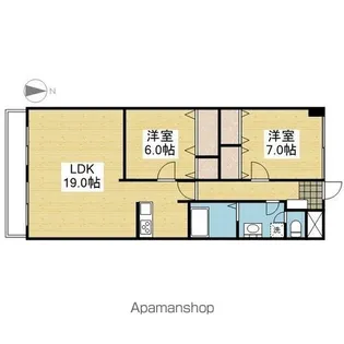 フジコウコク第3ビル【3階】の間取り