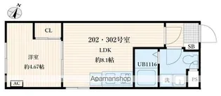 AGLAIA要町【2階】の間取り