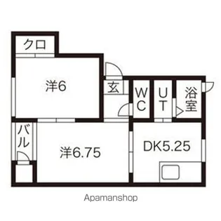 サンフラワー幸【1階】の間取り