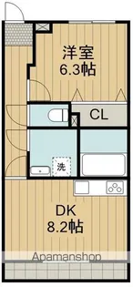 フレッチェ西武立川【2階】の間取り
