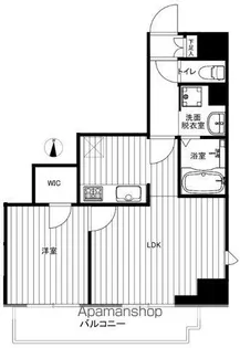 パレスシンシア江東橋【13階】の間取り