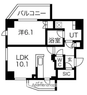 ビーロット千駄木レジデンス【2階】の間取り