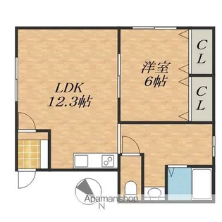 ミッキーの家Ⅱ【2階】の間取り