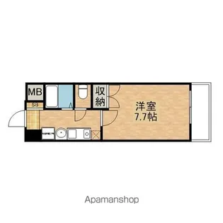 ミラージュ大津京【8階】の間取り