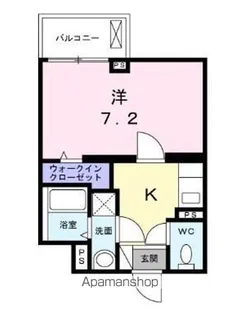 ビラビスタ船橋宮本【4階】の間取り