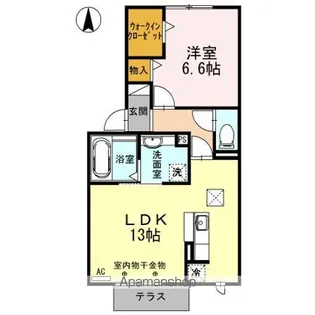 CASA FELICE B【1階】の間取り