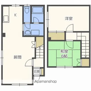 東光ハイツ【1階】の間取り