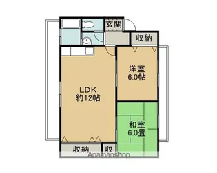 ペアハイツⅠ【2階】の間取り