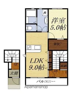 LOTUS八幡【2階】の間取り