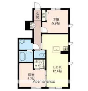 サクラメント【1階】の間取り