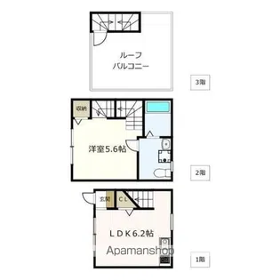 LECOCON江南【1階】の間取り