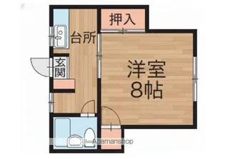 ウッドハウス山田【1階】の間取り