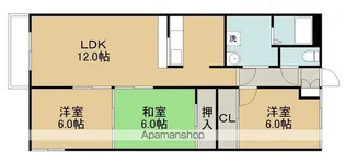 Jステージ高丘【505号室】の間取り