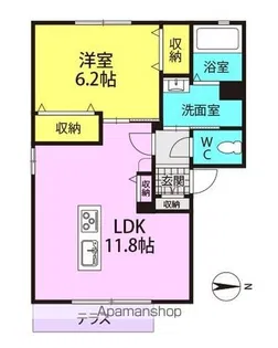 オークランドハイツ【103号室】の間取り
