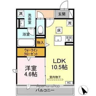ワイズヴィラ岐南EAST【1階】の間取り