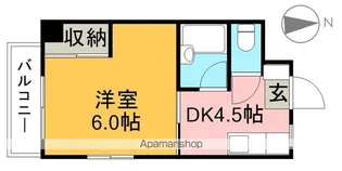 ハイツ森本【3階】の間取り