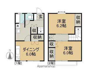 湯田コーポ【1階】の間取り