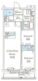 東京都杉並区堀ノ内2丁目【マンション】の間取り