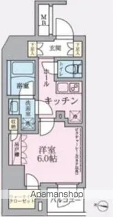 ARKMARK中野【401号室】の間取り