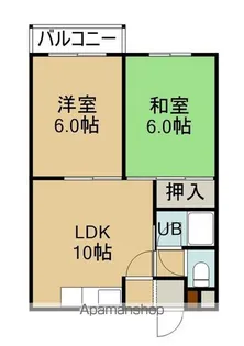 ルベール富岡【2階】の間取り