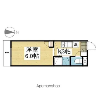 パルフラット・リマ【107号室】の間取り