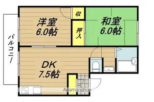 アーバンハイツB【302号室】の間取り