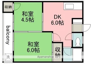 カーサ・キシ【2階】の間取り