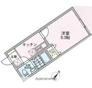 エスペランサ庚台【2階】の間取り