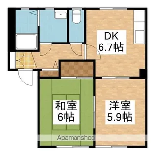 ボナール【2階】の間取り