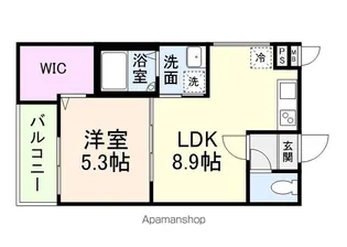 Ciel咲くら【1階】の間取り