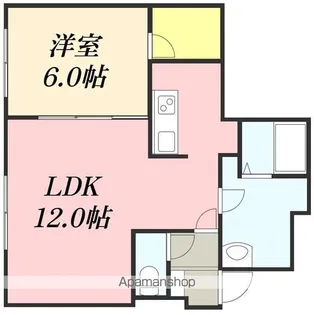 リコクアト【3階】の間取り