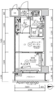 レアライズ赤羽イースト【4階】の間取り