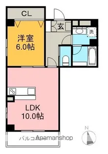 CHLORIS(クロリス)【4階】の間取り