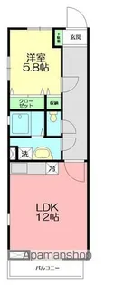 バクランⅡ【1階】の間取り