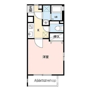 オルシャンヴル【1階】の間取り