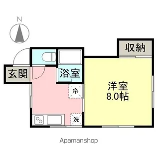 シルキーハイツ【102号室】の間取り