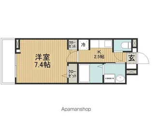 フェレーザ本町【3階】の間取り