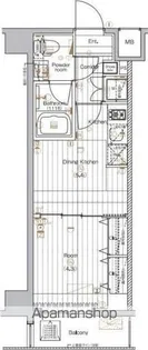 ザ プレミアムキューブG潮見【2階】の間取り
